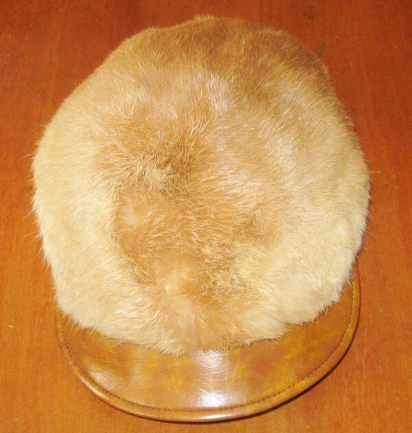 Vintage United Hatters Tan Fur Cap